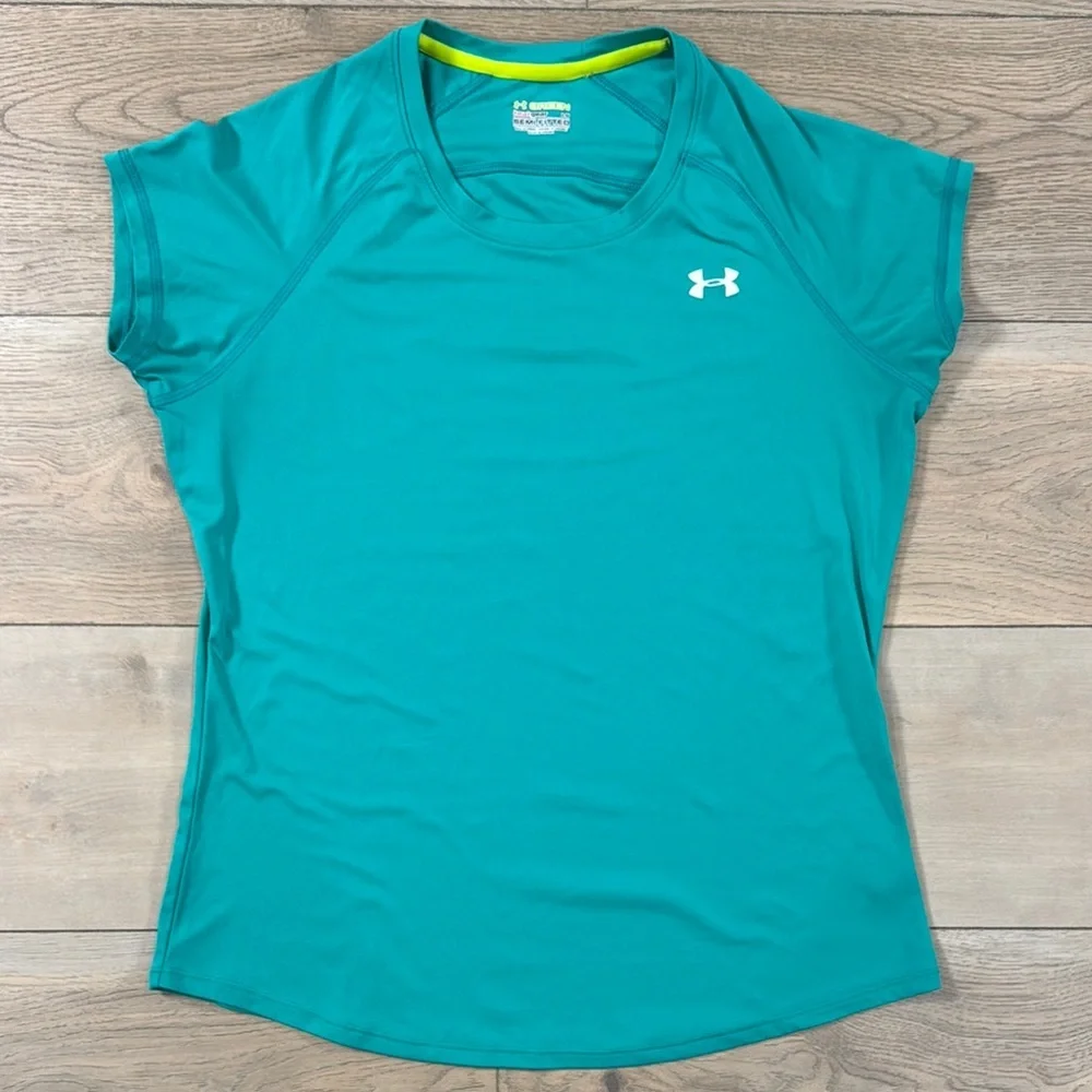 Under Armour Women's Teal Semi-Loose Shirt - Picture 1 of 7